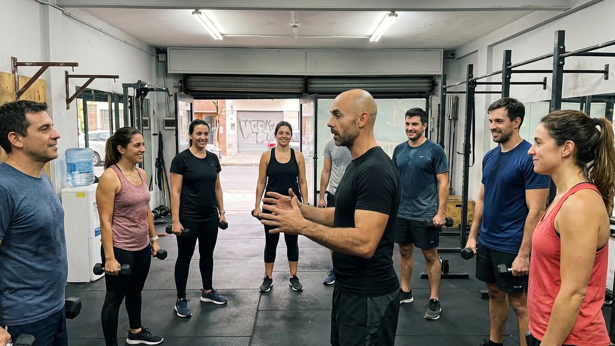 Clase en gym